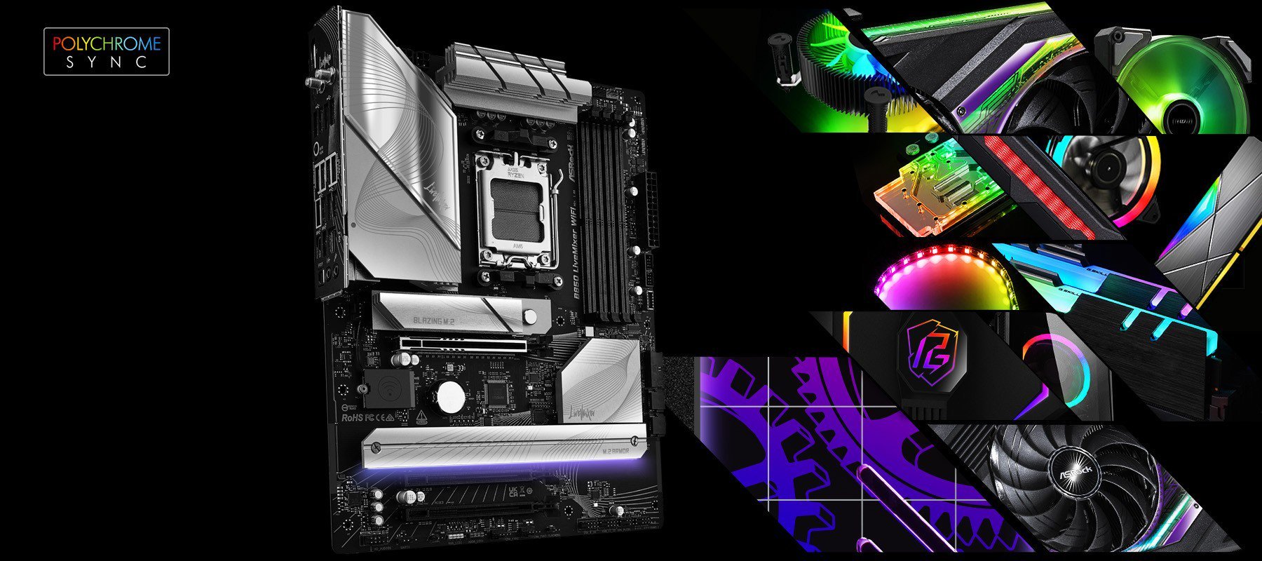 ASRock B850 LiveMixer WiFi Motherboard