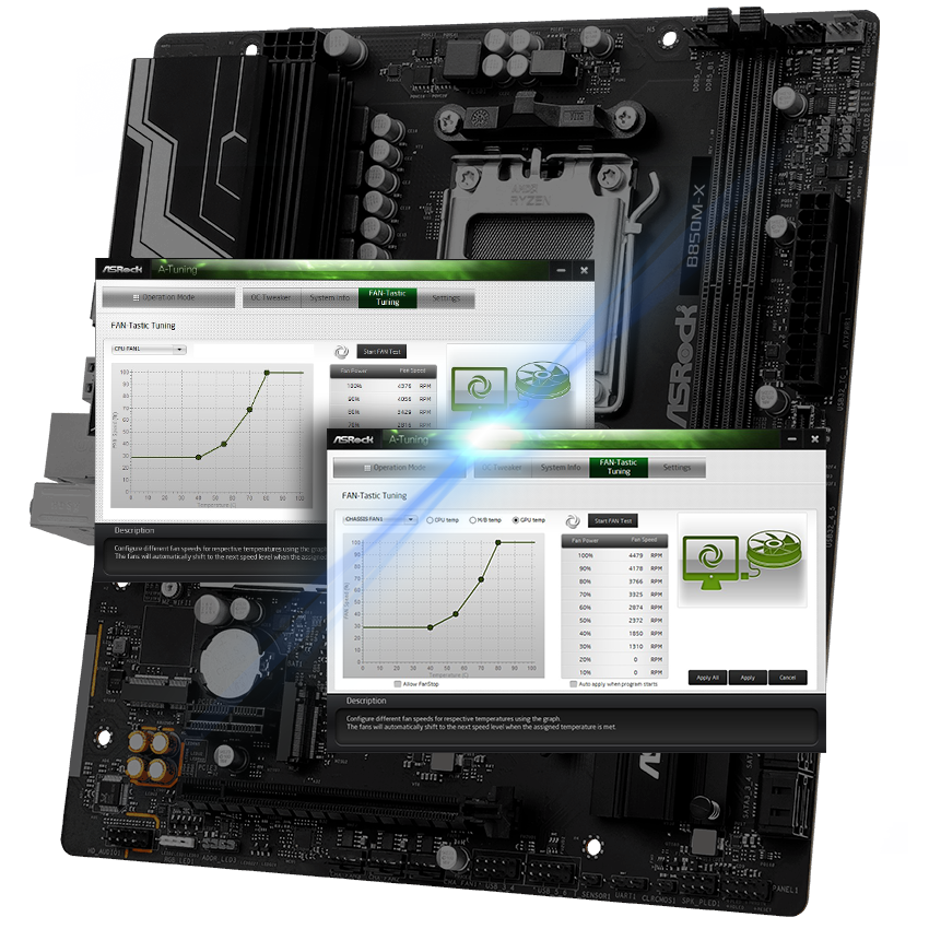 ASRock B850M-X Motherboard