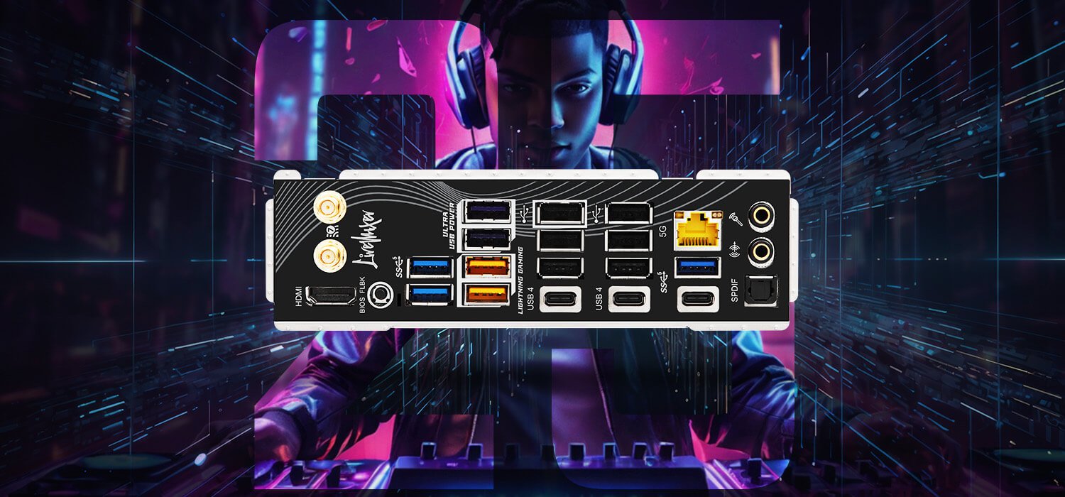 ASRock X870 LiveMixer WiFi AM5 AMD X870 ATX Motherboard