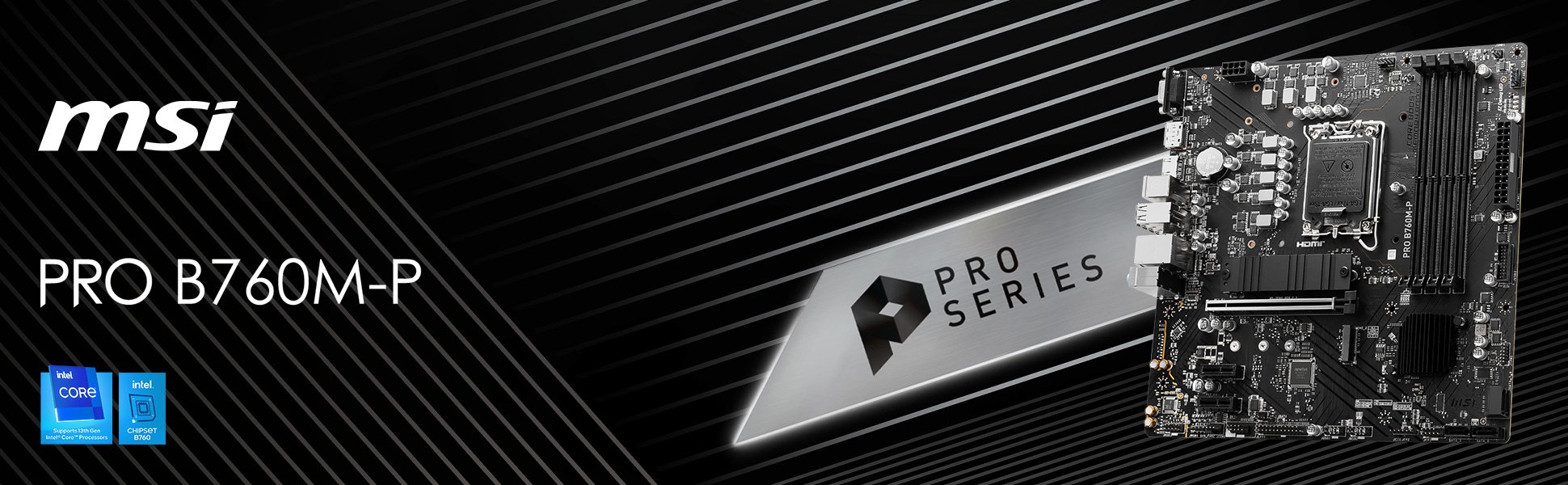 MSI PRO B760M-P Motherboard