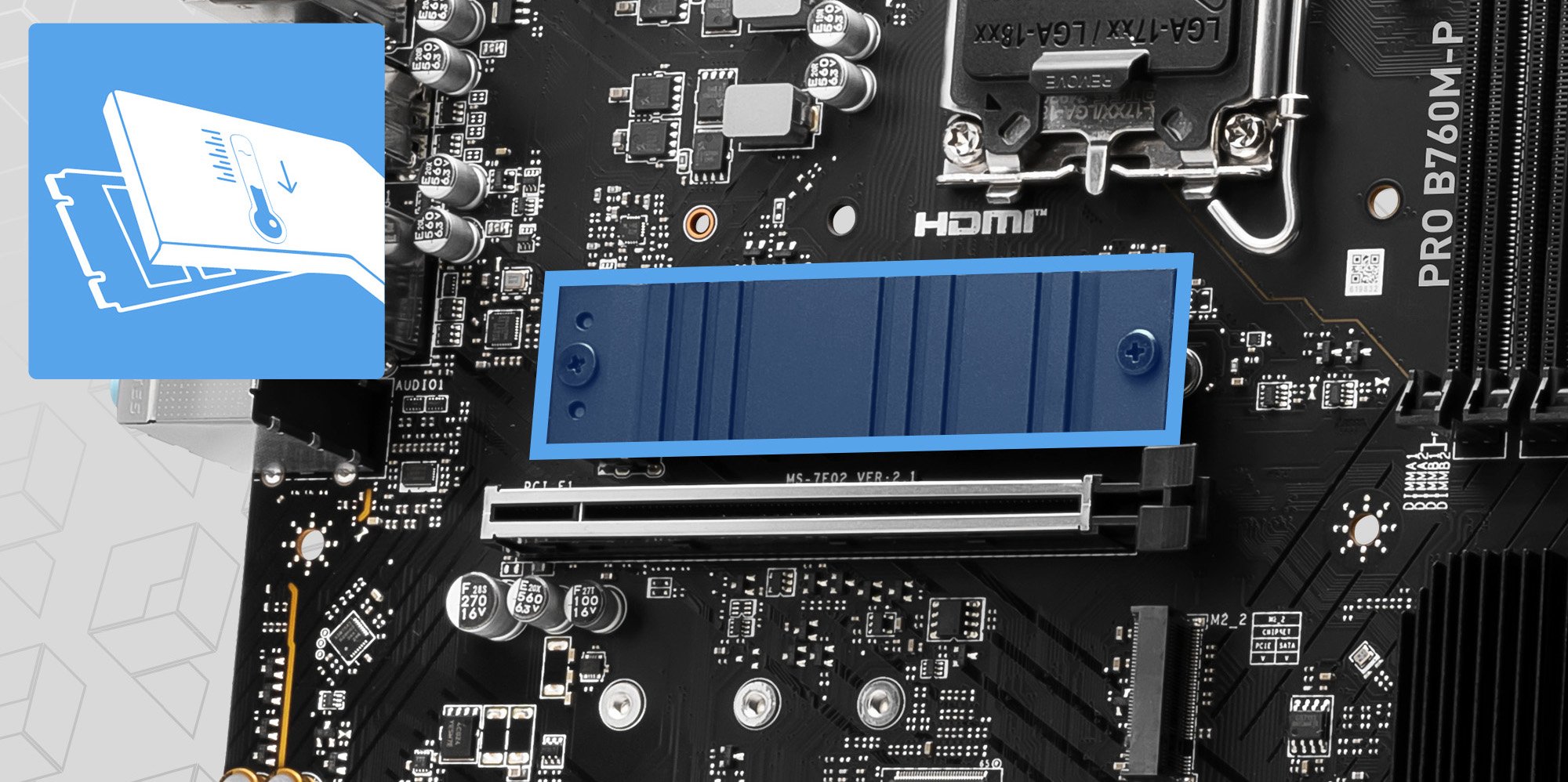 MSI PRO B760M-P Motherboard