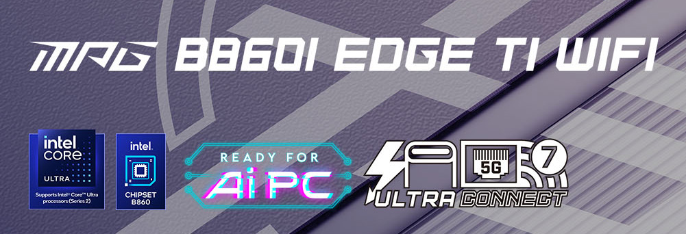 MSI MPG B860I EDGE TI WIFI Motherboard