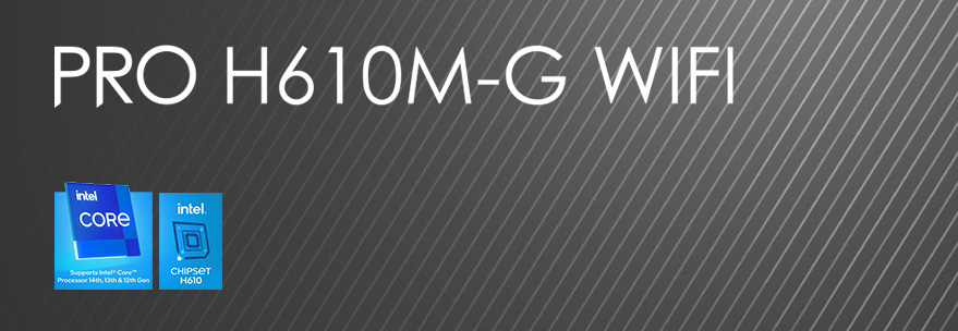 MSI PRO H610M-G WIFI Motherboard