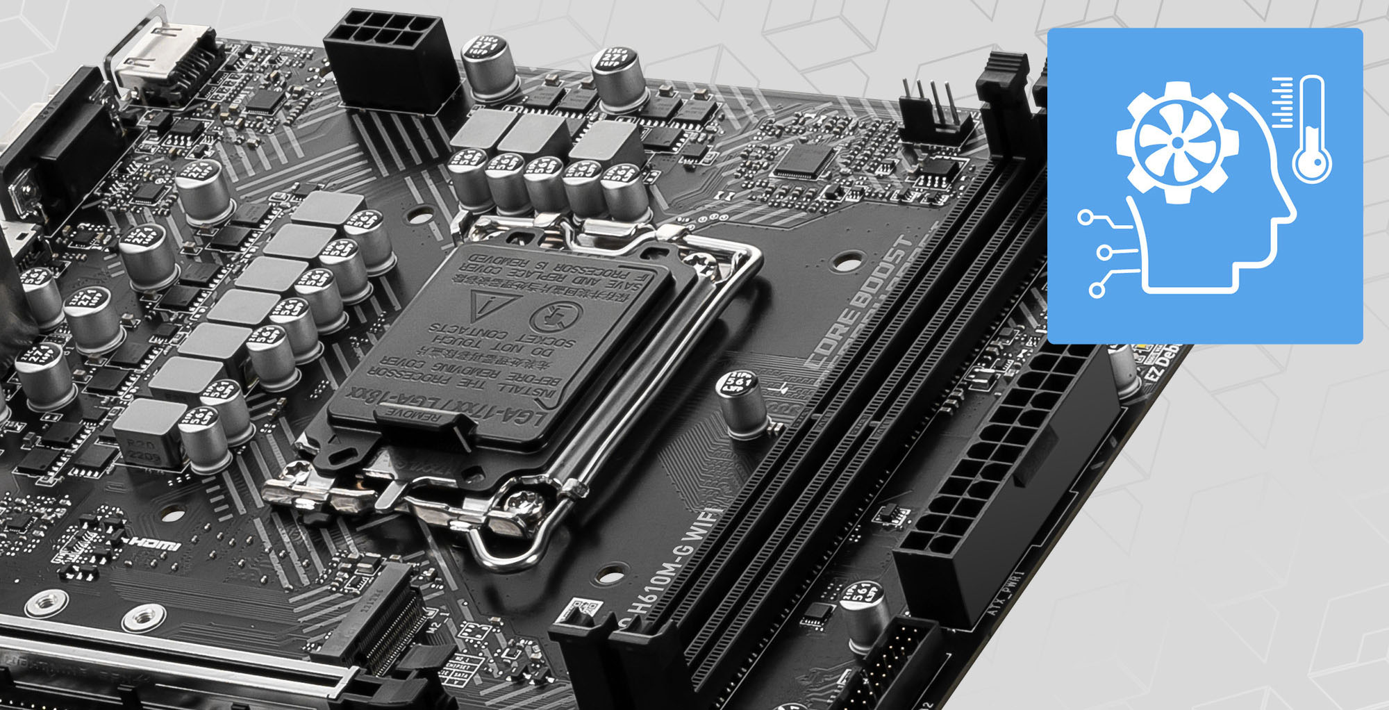 MSI PRO H610M-G WIFI Motherboard