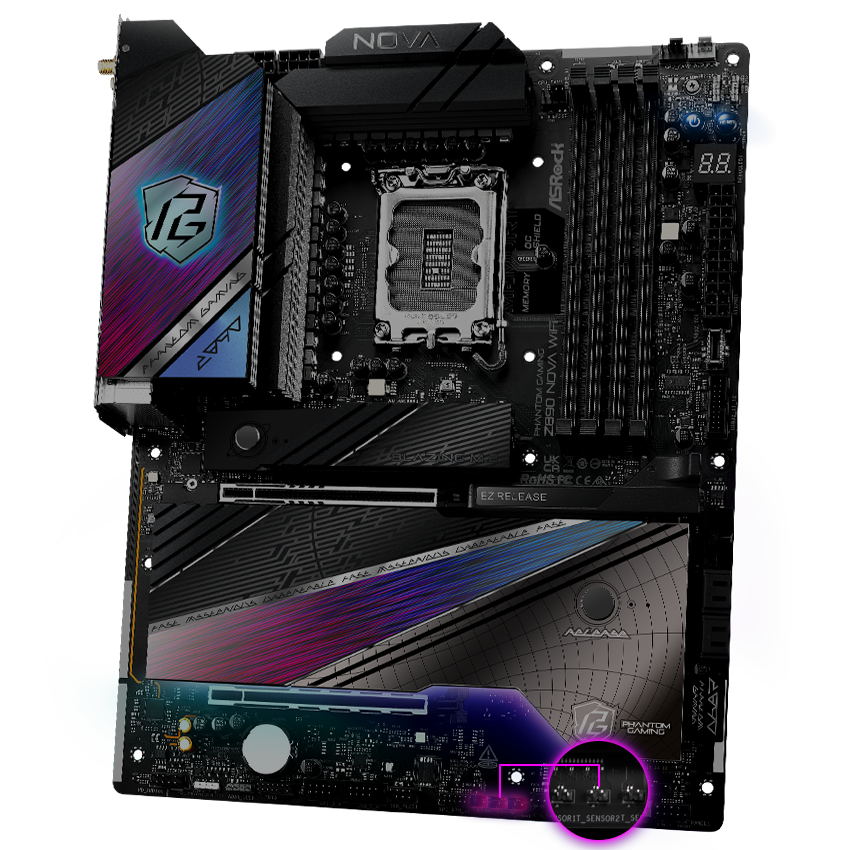 ASRock Phantom Gaming Z890 Nova WiFi Motherboard