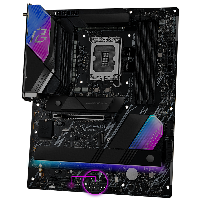 ASRock Phantom Gaming Z890 Lightning WiFi Motherboard