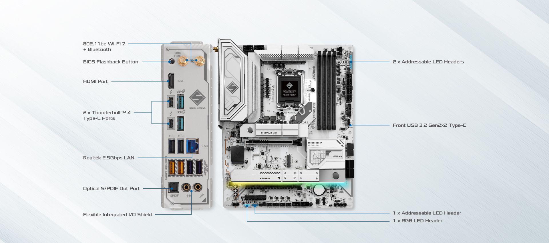 ASRock Z890 Steel Legend WiFi Motherboard