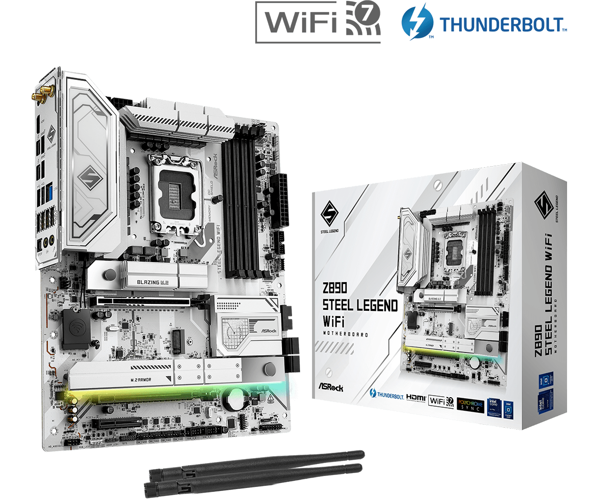 ASRock Z890 Steel Legend WiFi Motherboard
