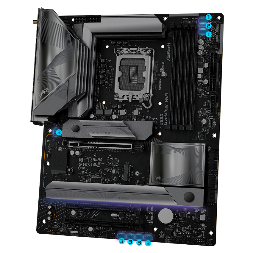 ASRock Z890 LiveMixer WiFi Motherboard