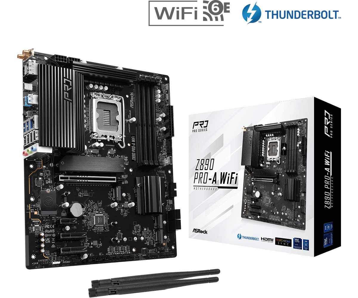 ASRock Z890 Pro-A WiFi Motherboard