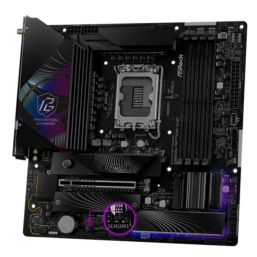 ASRock Z890M Riptide WiFi Motherboard