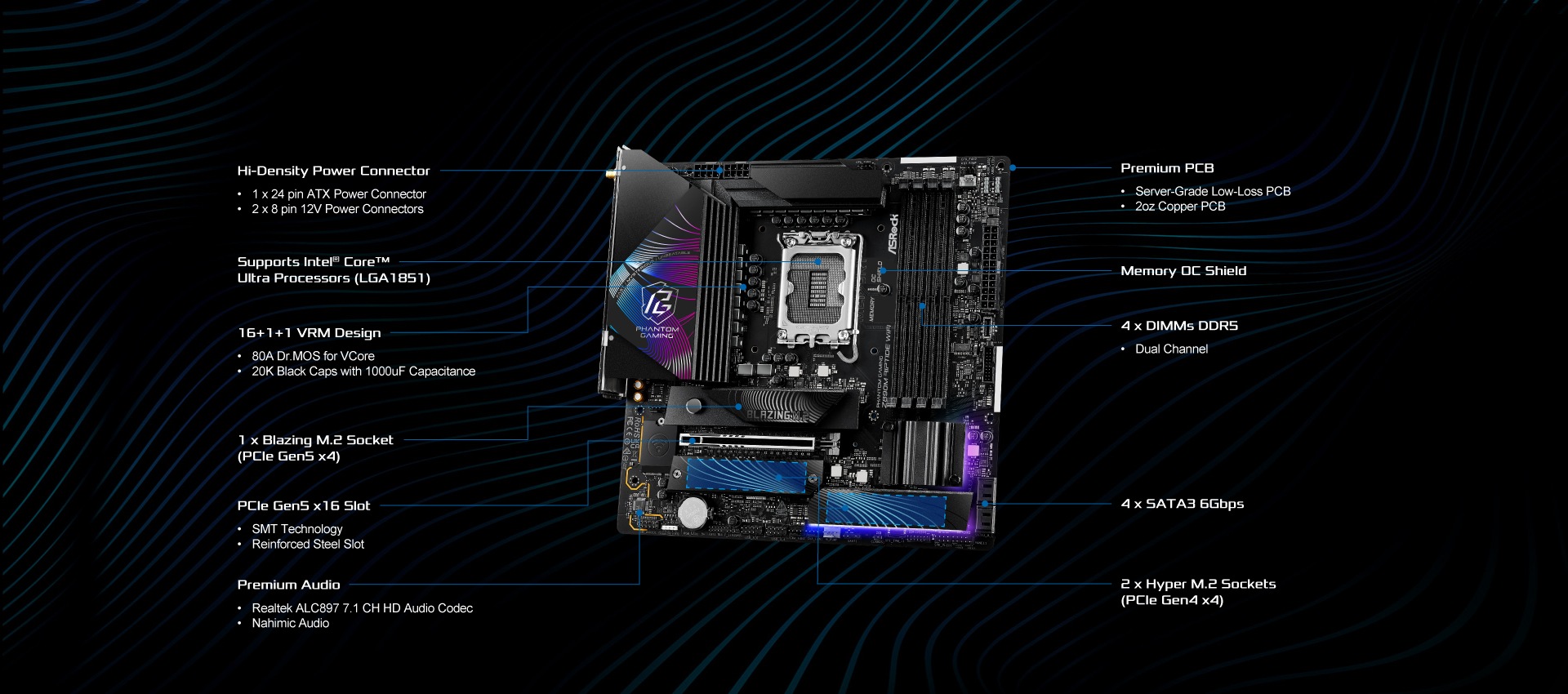 ASRock Z890M Riptide WiFi Motherboard