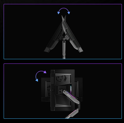MSI MPG MT201DR V2 Premium RGB Dual Monitor Stand Arms