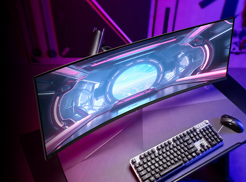 MSI MPG MT201R V2 Premium RGB Single Monitor Stand Arm