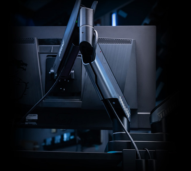 MSI MPG MT201R V2 Premium RGB Single Monitor Stand Arm