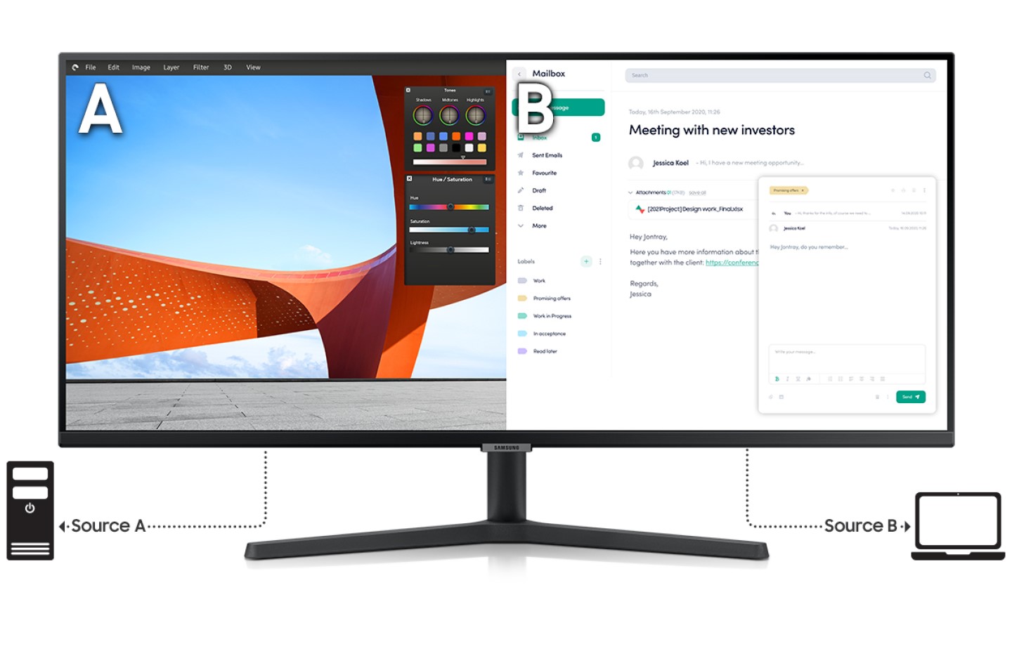 SAMSUNG VIEWFINITY S5 Monitor