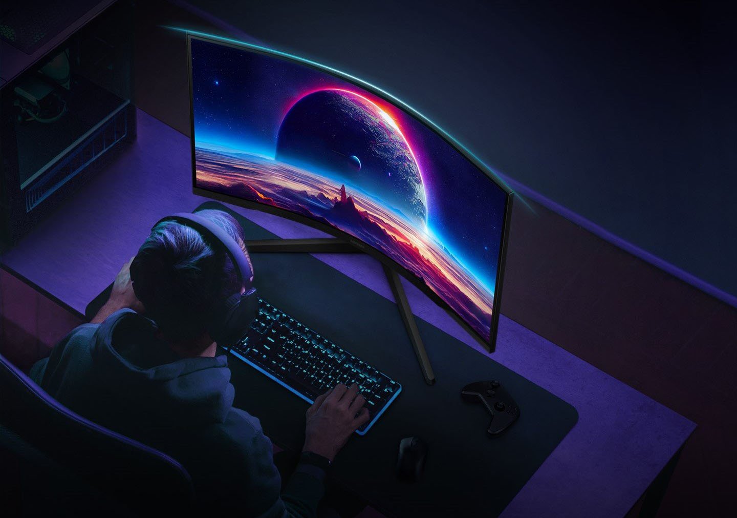 SAMSUNG Odyssey G5 Premium Curved Gaming Monitor