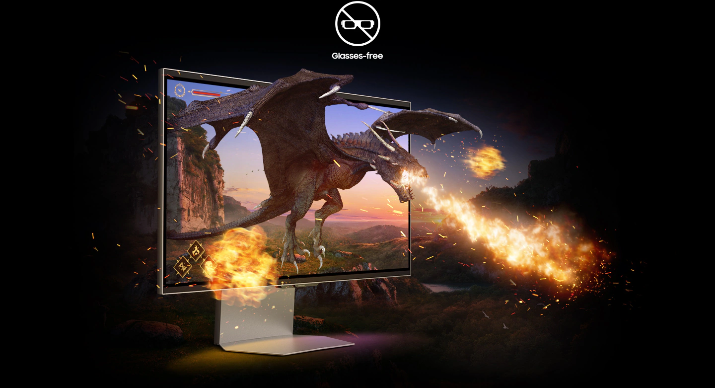Samsung Odyssey 3D G90XF Gaming Monitor