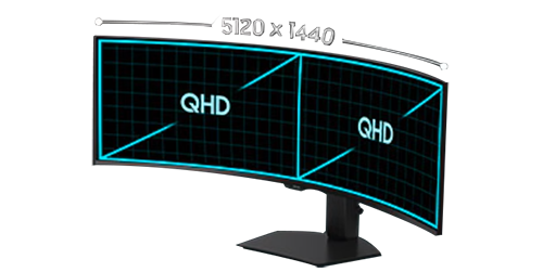 Samsung Odyssey G9 G91F DQHD 144Hz Gaming Monitor