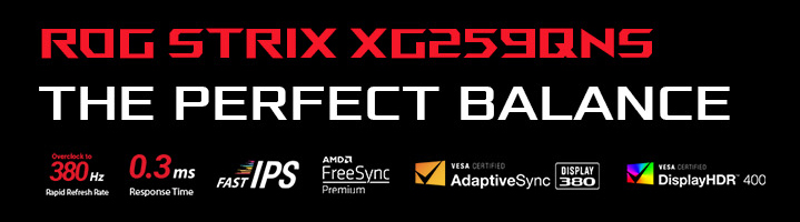 ASUS ROG Strix XG259QNS Gaming Monitor