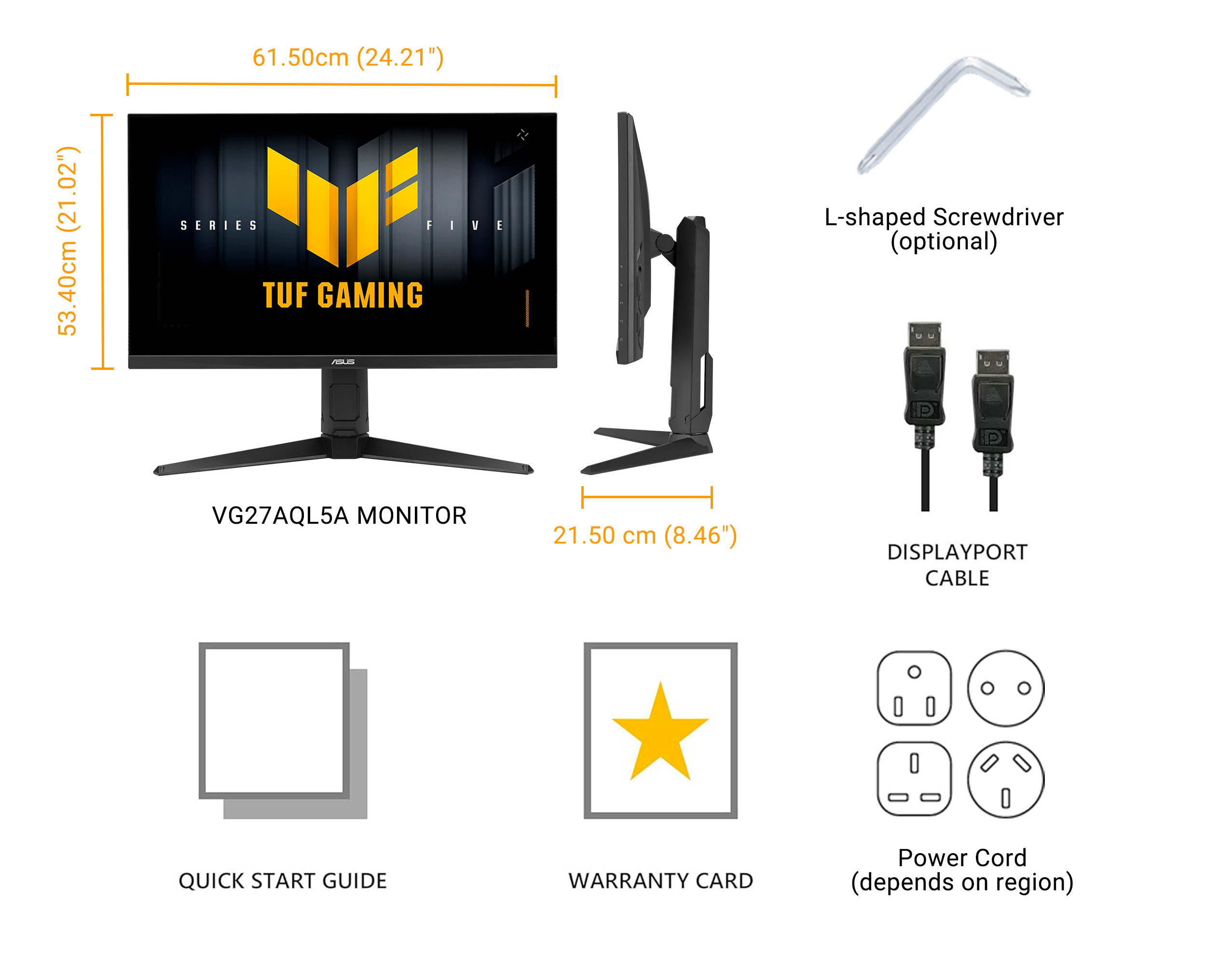 ASUS VG27AQL5A TUF Gaming Monitor