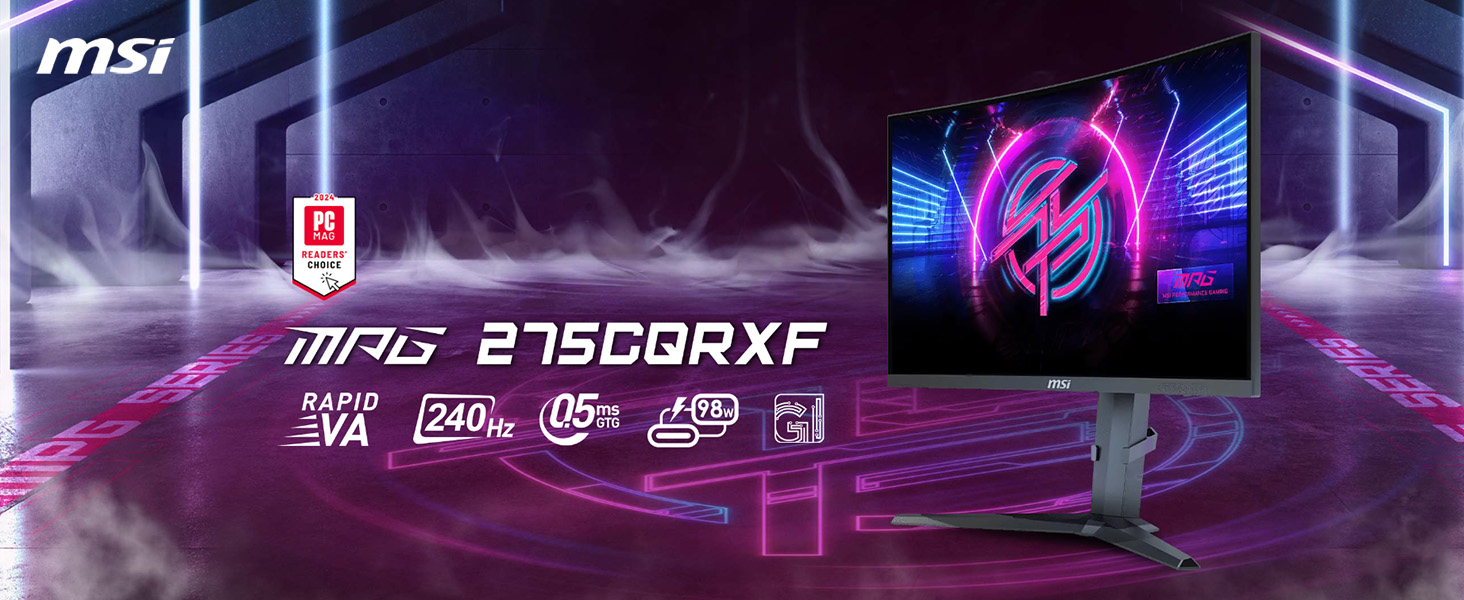 MSI MPG 275CQRXF Computer Monitor