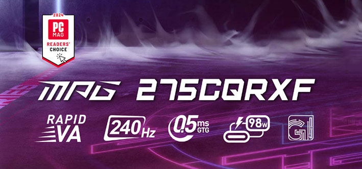 MSI MPG 275CQRXF Computer Monitor