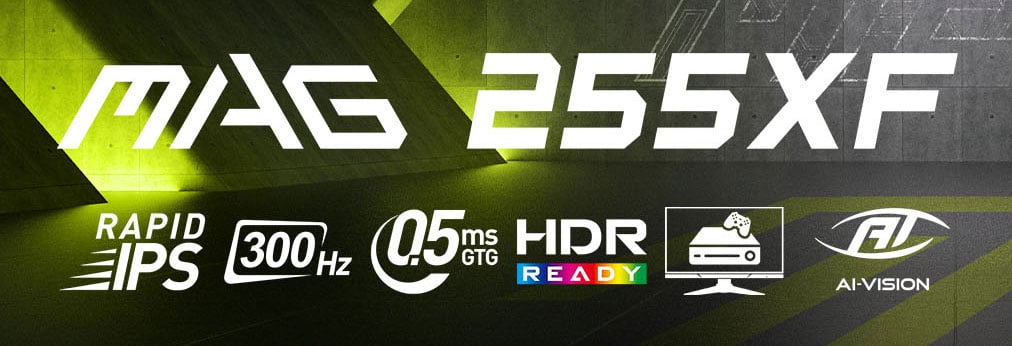 MSI MAG 255XF Rapid IPS FHD Monitor