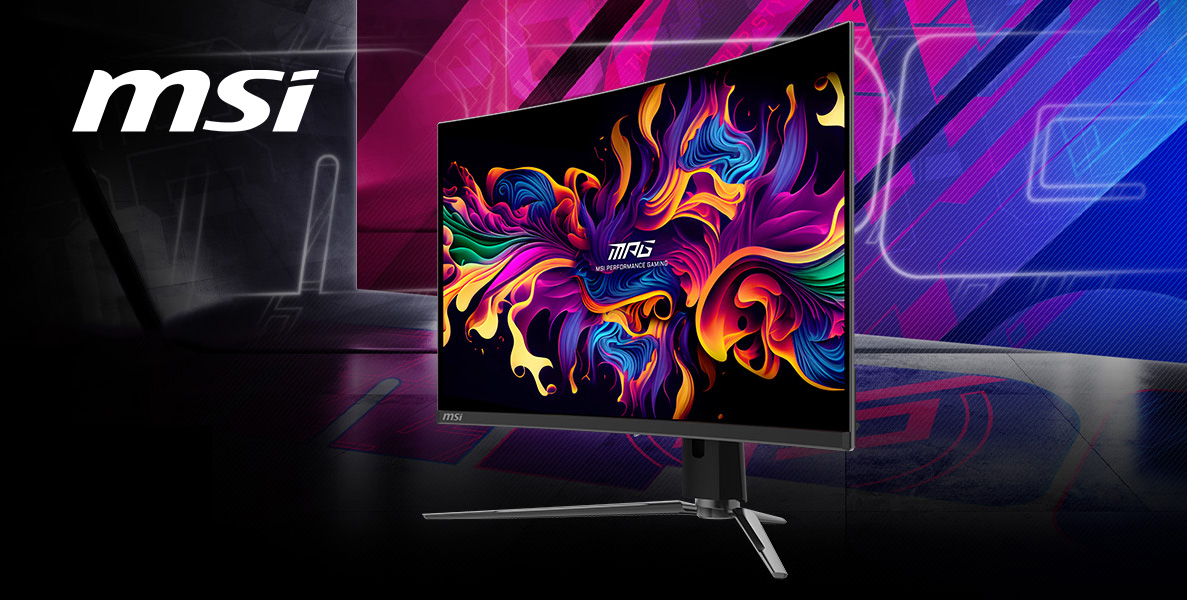 MSI MPG 321CURX QD-OLED Gaming Monitor