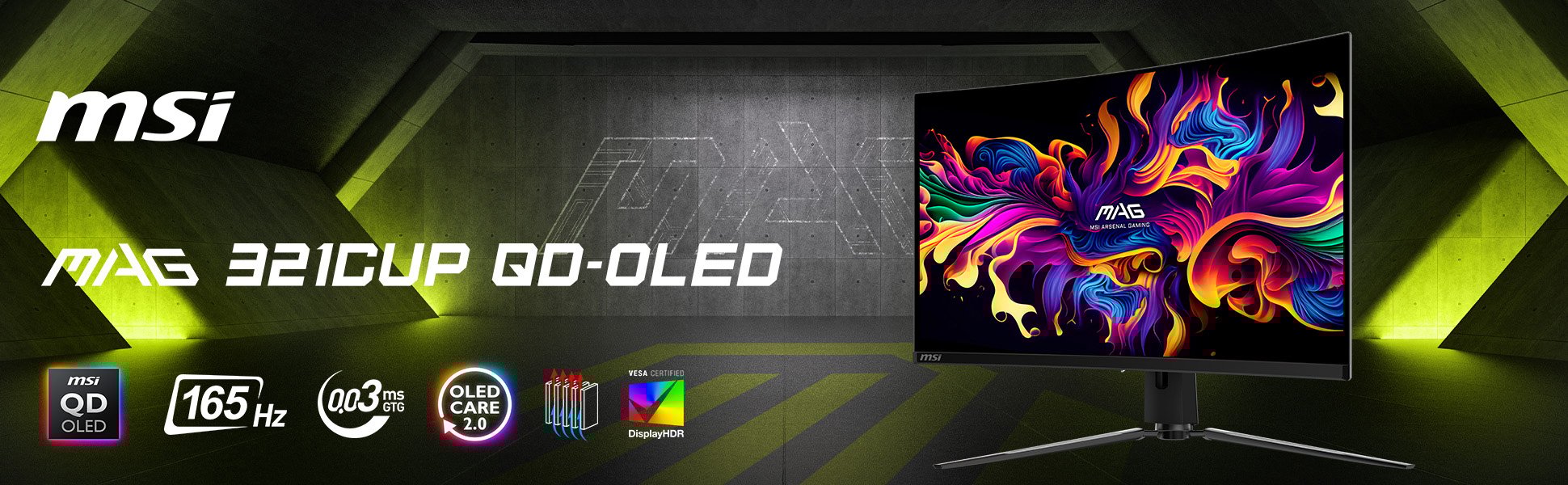 MSI MAG 321CUP QD-OLED Gaming Monitor