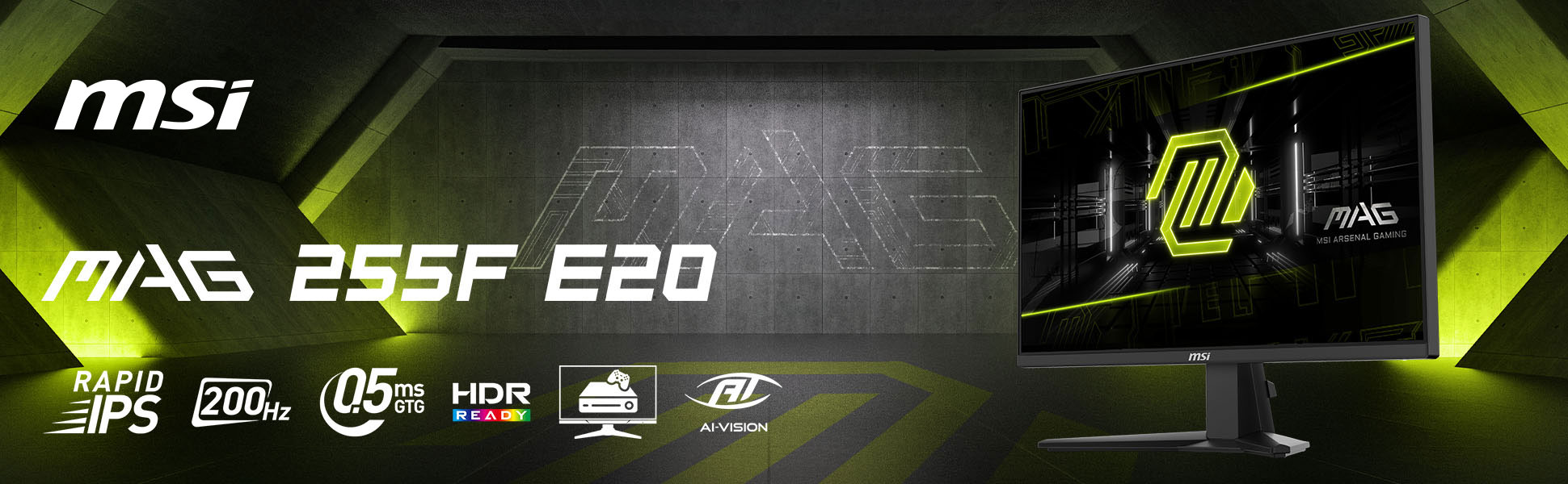 MSI MAG 255F E20 Gaming Monitor