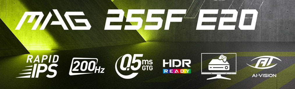 MSI MAG 255F E20 Gaming Monitor