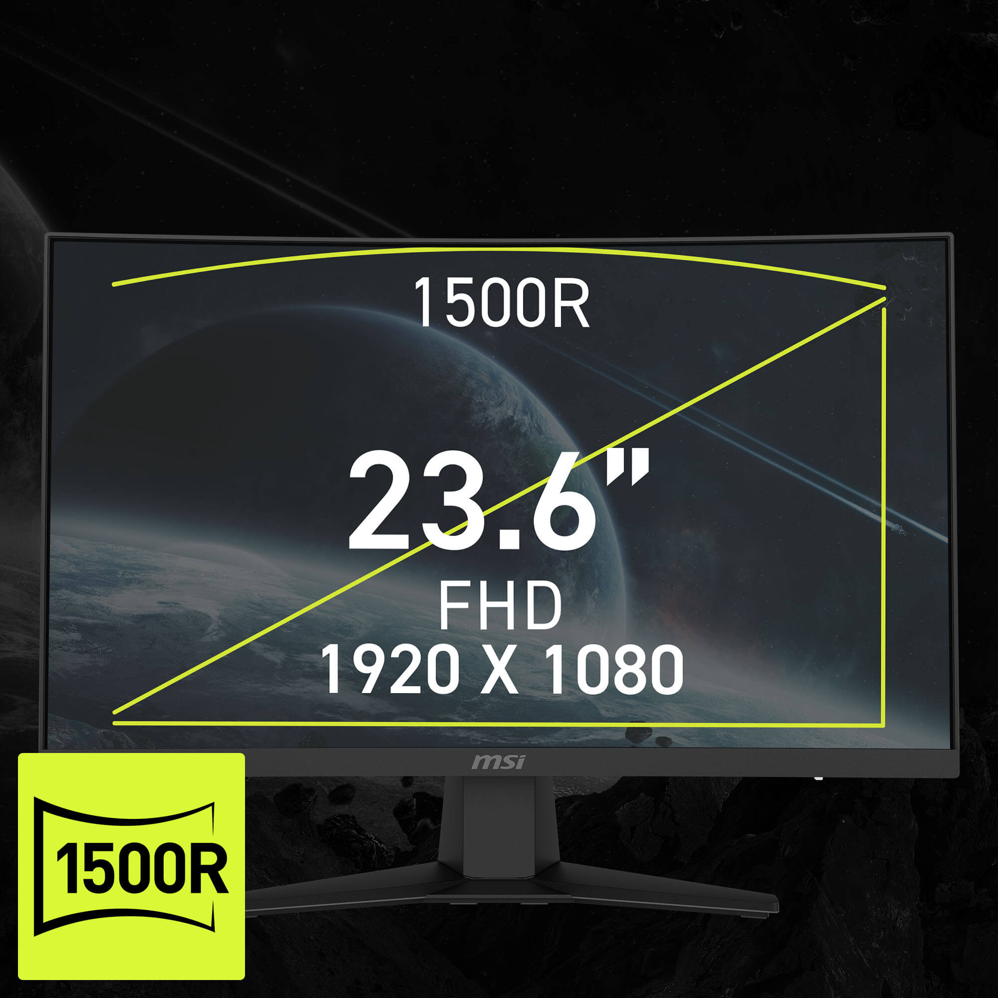 MSI MAG 244C Gaming Monitor