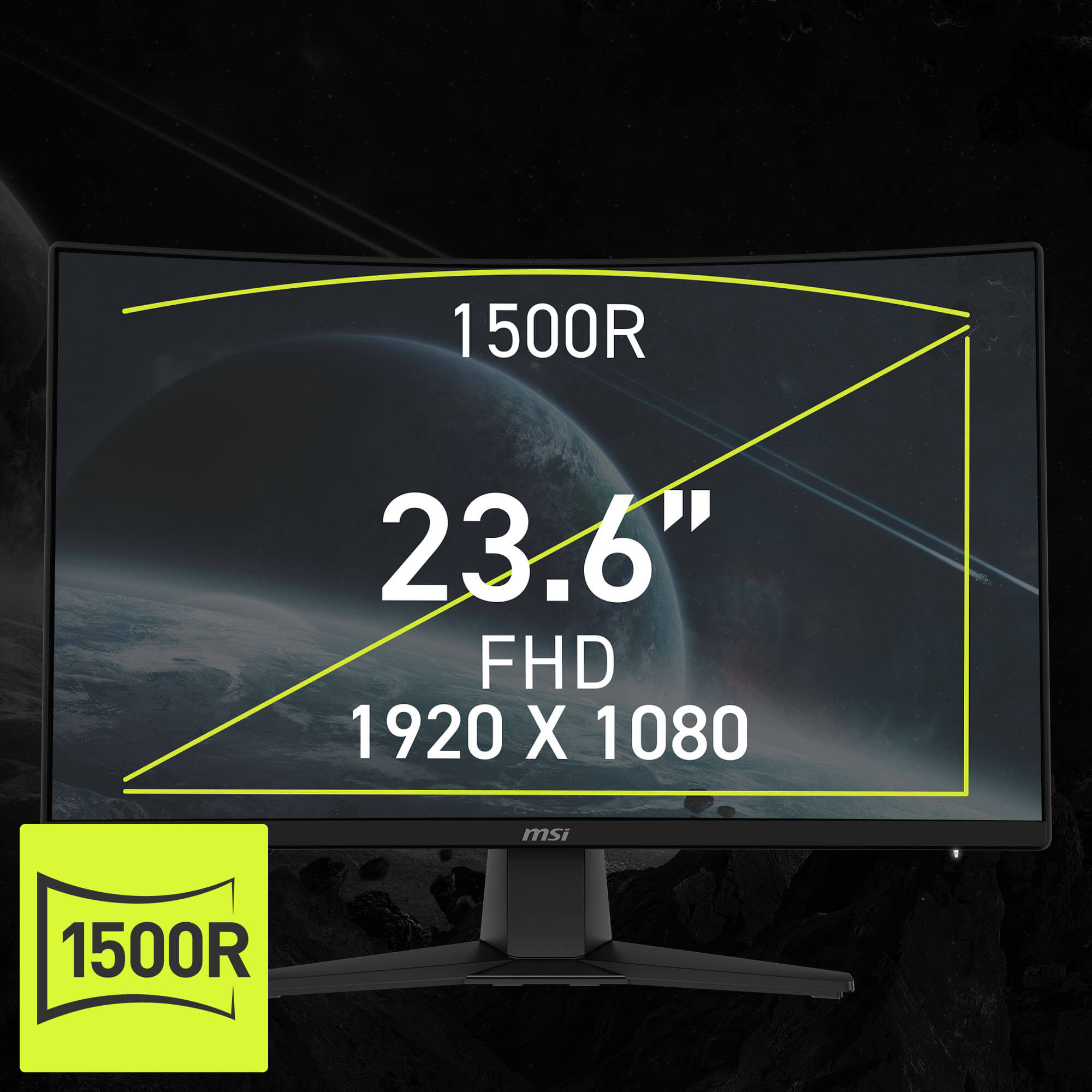 MSI MAG 242C Gaming Monitor