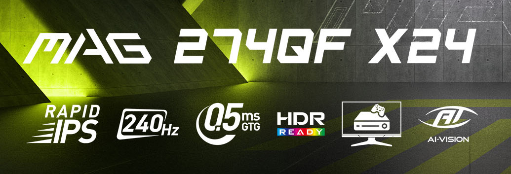 MSI MAG 274QF X24 Gaming Monitor