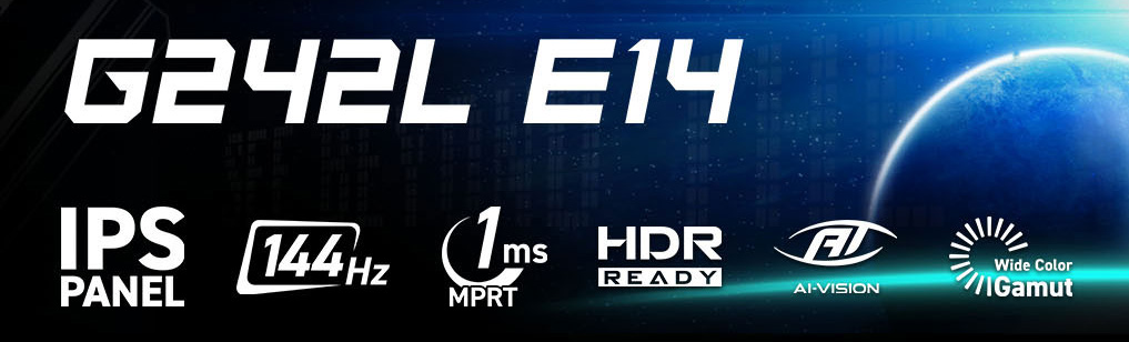 MSI G242L E14 Gaming Monitor