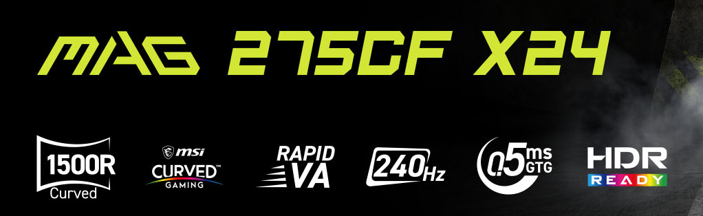 MSI MAG 275CF X24 Gaming Monitor