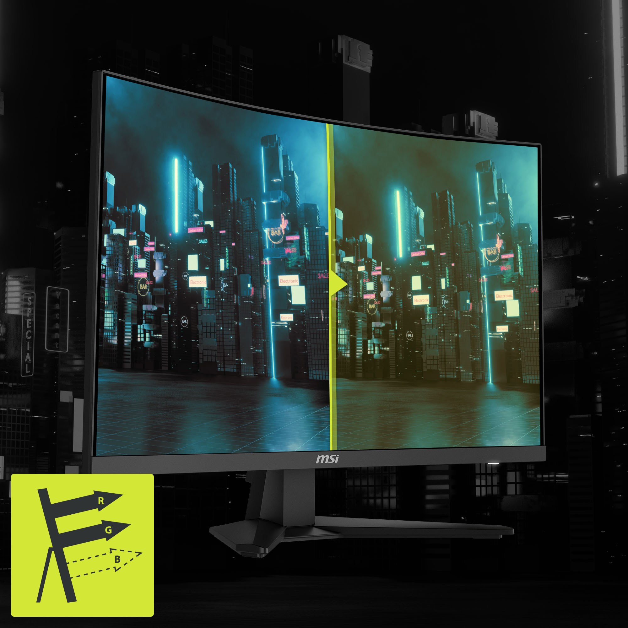 MSI MAG 275CF X24 Gaming Monitor