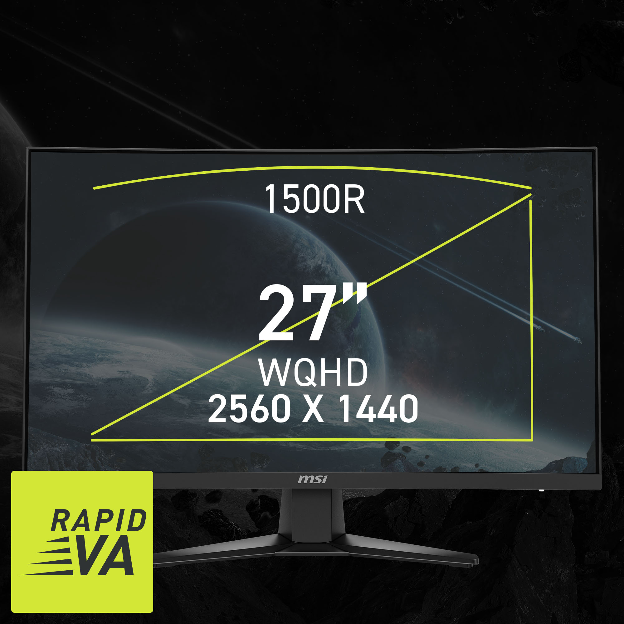 MSI MAG 275CQF E18 Gaming Monitor