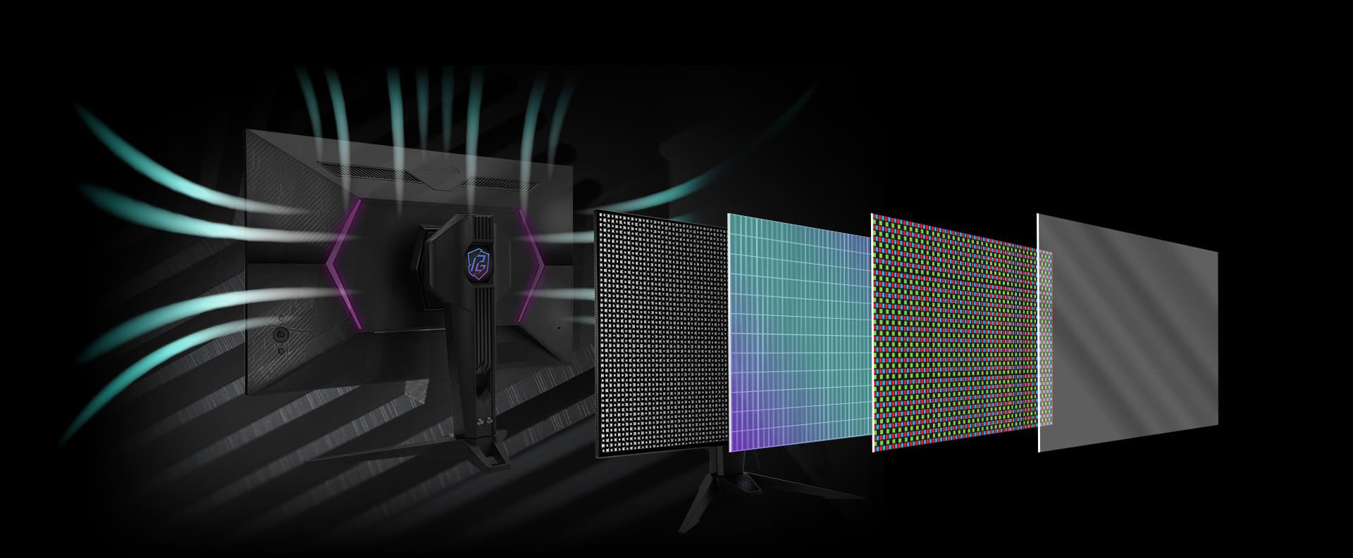 ASRock PGO32UFS GAMING MONITOR