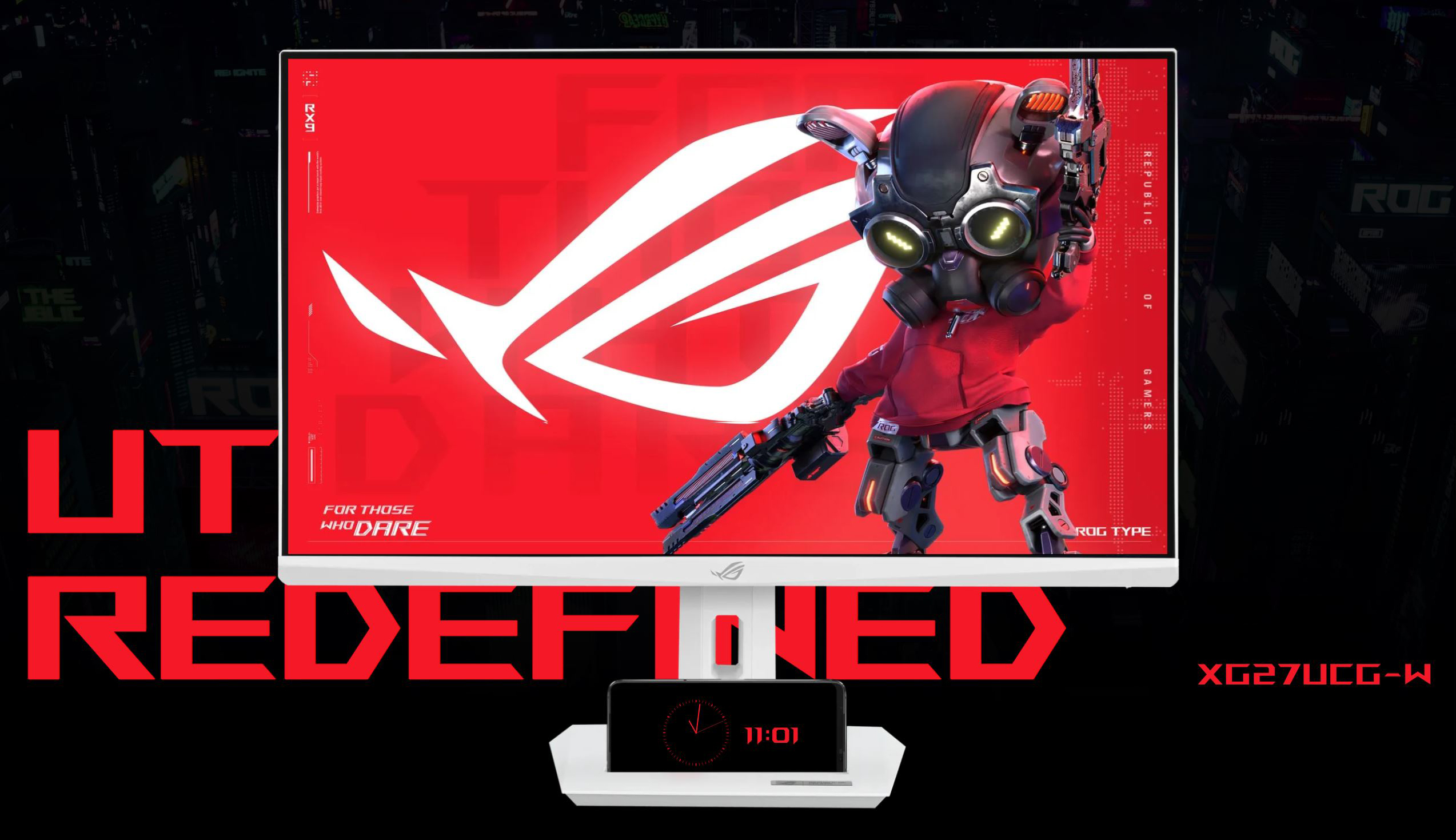 ASUS ROG Strix 4K HDR USB-C Gaming Monitor XG27UCG-W