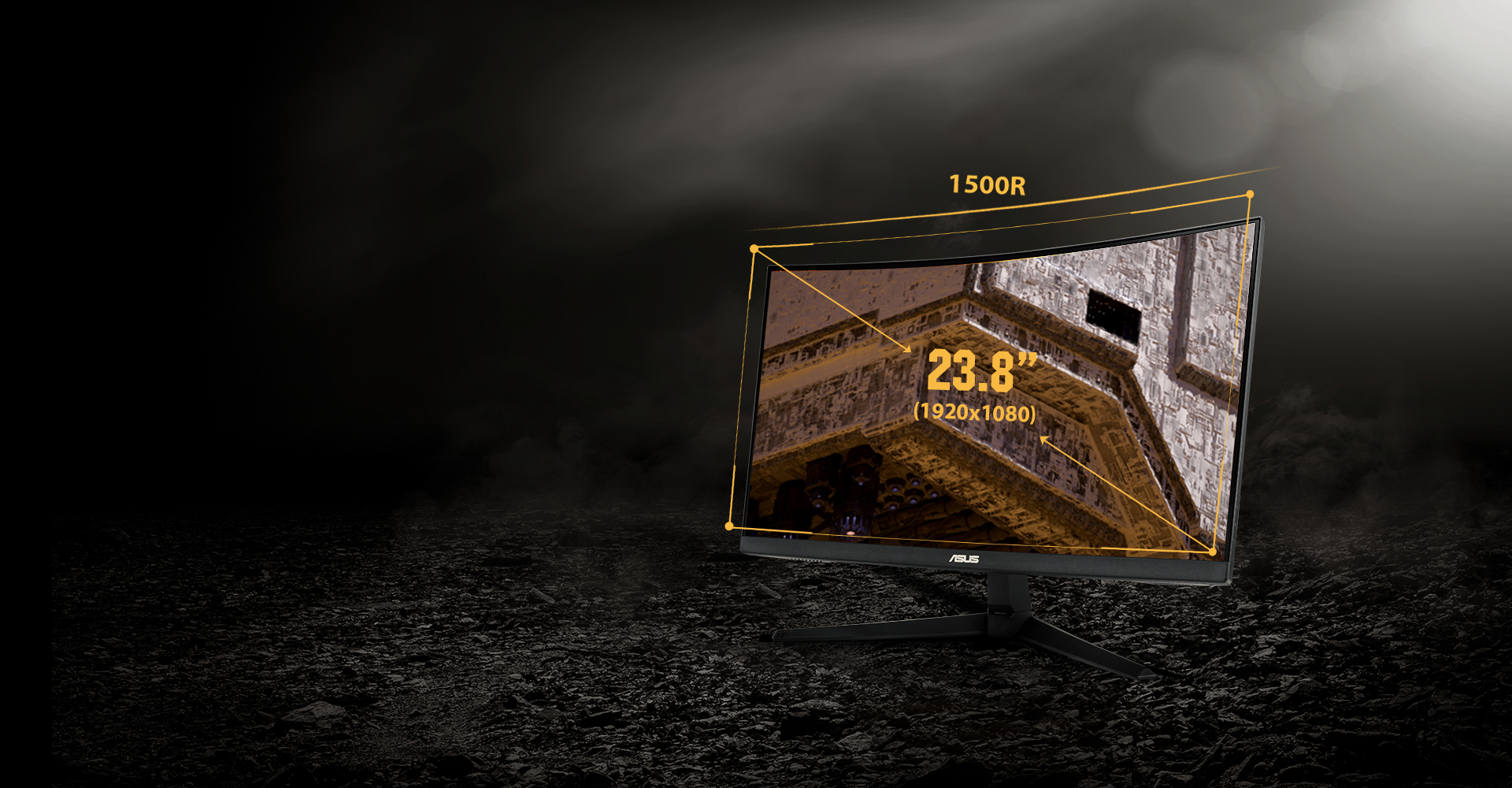 ASUS VG24VQ1BY TUF Gaming Curved Gaming Monitor