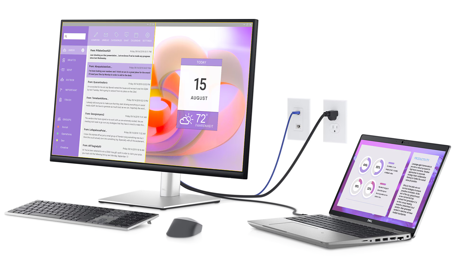 Dell P3223QE UHD LED LCD Monitor