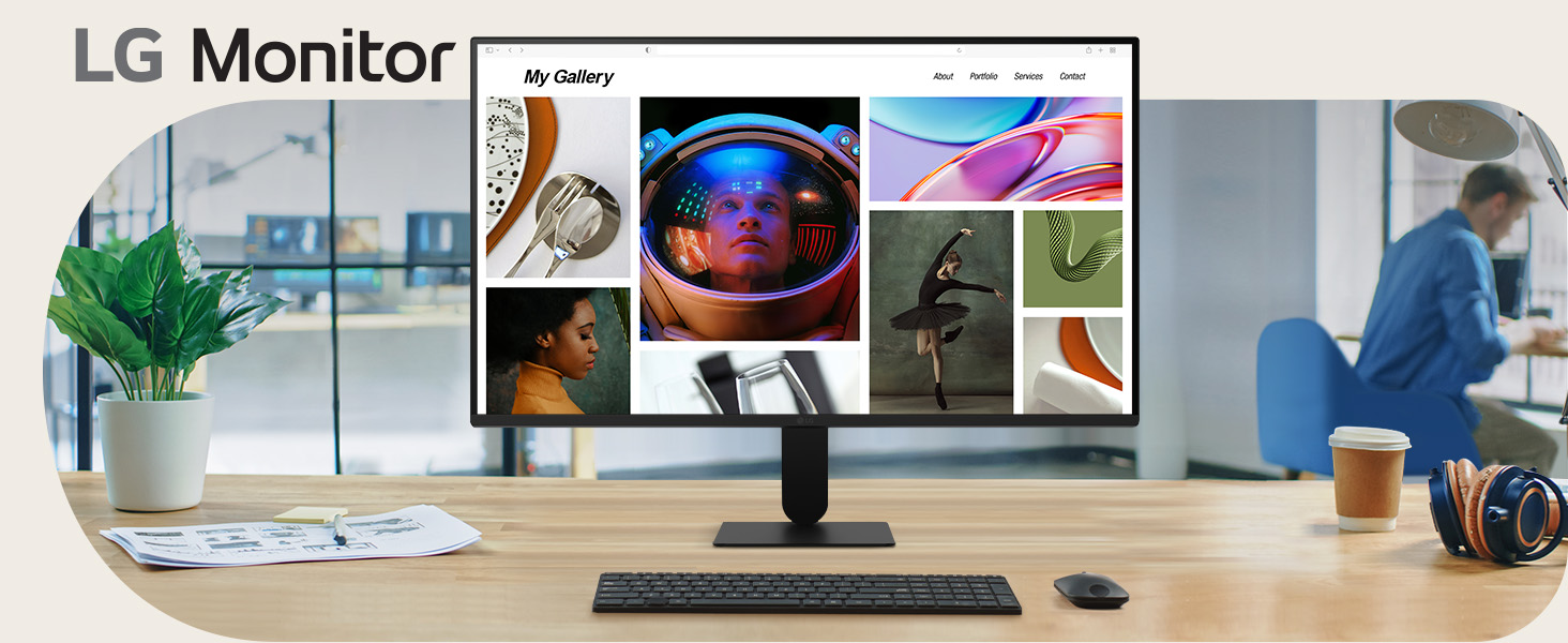 LG 27U411A-B IPS Computer Monitor