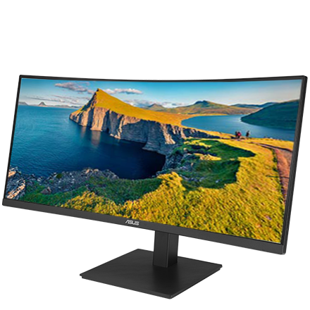 ASUS VA34VCPSR Curved USB-C Docking Monitor