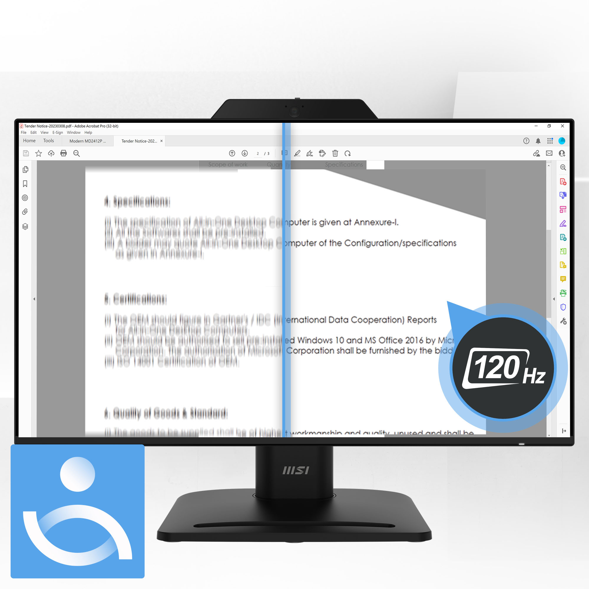 MSI PRO MP242PMG Computer Monitor
