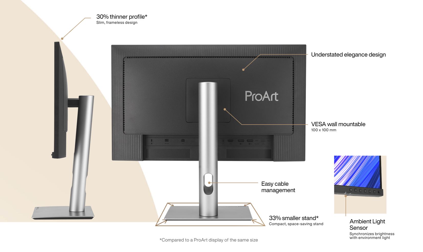 ASUS ProArt Display 1440P Professional Monitor PA278CFRV