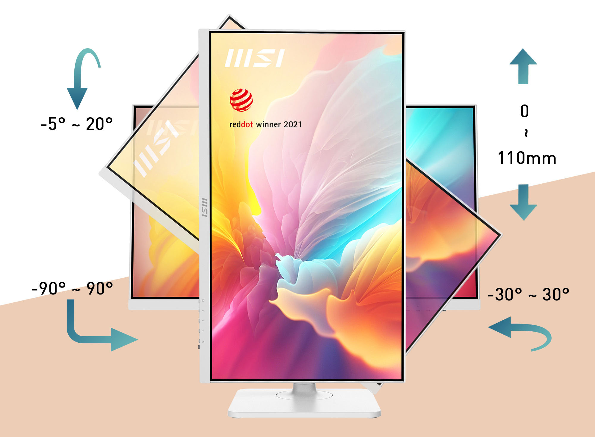 MSI Modern MD2412 Series Monitor