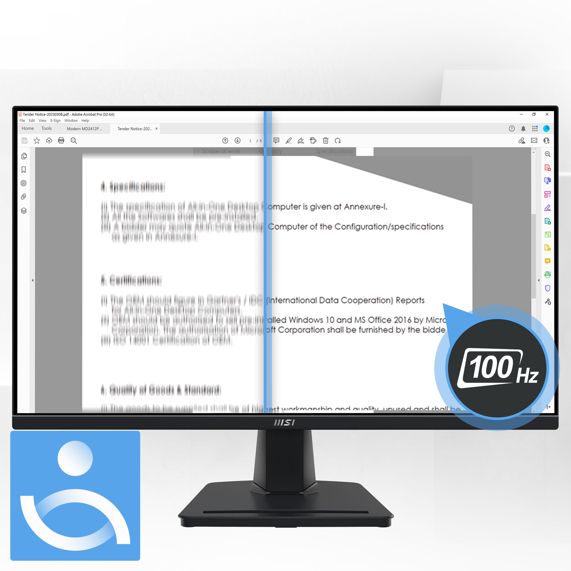 MSI PRO MP245G Computer Monitor