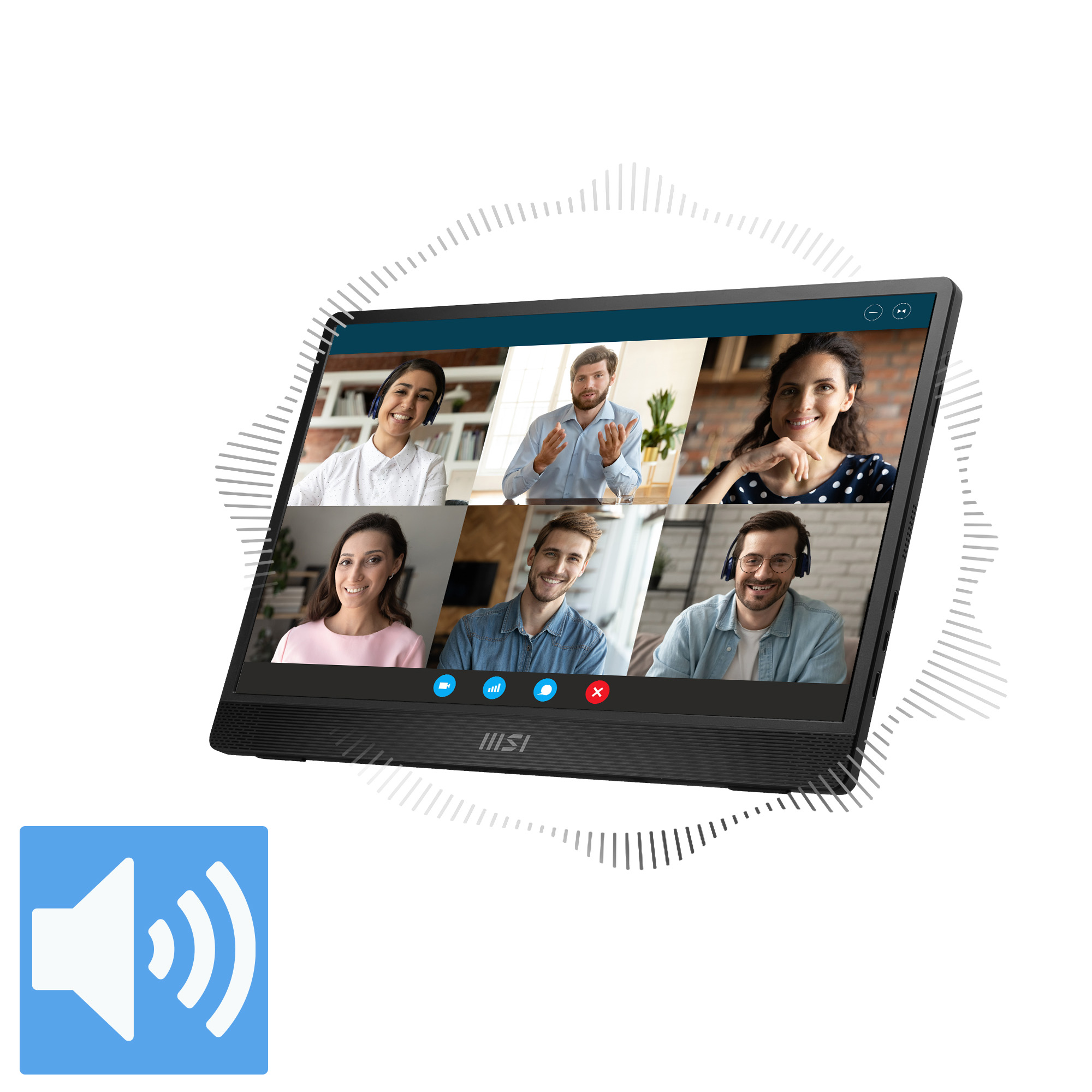 MSI Pro MP161 E2U Portable Monitor